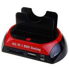 All-In-One USB 2.0/eSATA dual 2.5/3.5 inch harddisk docking station