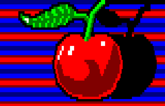 Screendump of AN_APPLE.ANS