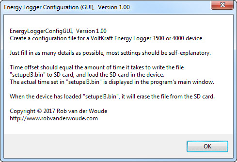 EnergyLoggerConfigGUI 1.00 help text