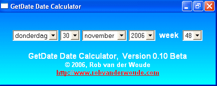GetDate Date Calculator