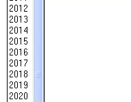 GetDate: select another year from the drop-down list